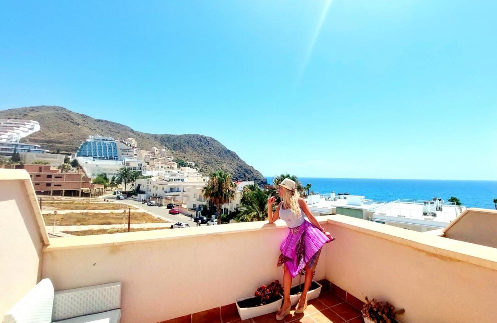 Apartamento, Casa, Chalet Adosado Frente Al Mar Carboneras Kültér fotó